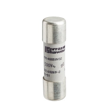 For SCHNEIDER ELECTRIC TeSys GS DF2EN50 NFC Cartridge Fuses 14mm X 51mm Cylindrical 400VAC 50A Striker High Voltage Fuse
