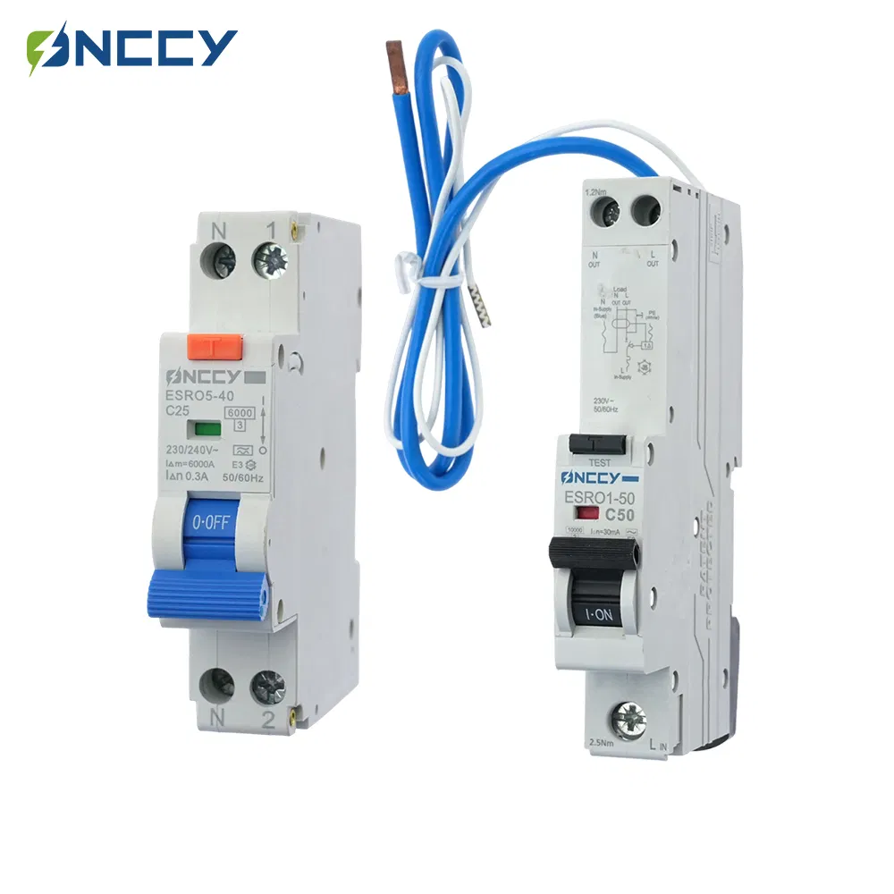 230V 40A 1p+N DIN-Rail Mounting 6ka Arc Fault Protection RCBO+Afdd for Light Commercial Spaces