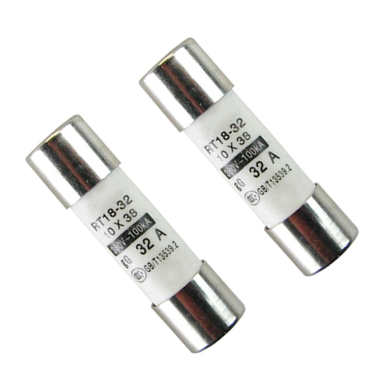 10X38mm Rt18-32 16A 32A Solar Photovoltaic Cylindrical Ceramic Fuse 1000V DC for Power System
