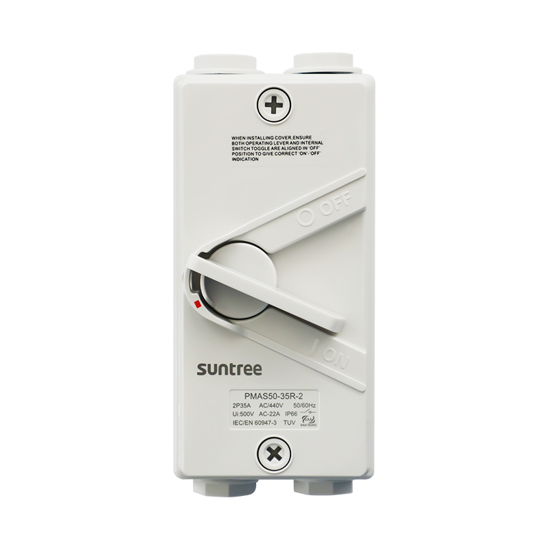 IP66 20/32/35/63A Waterproof Isolator Switch Dc Disconnect Switch Isolator Switch 250/440v 1/2/3/4p