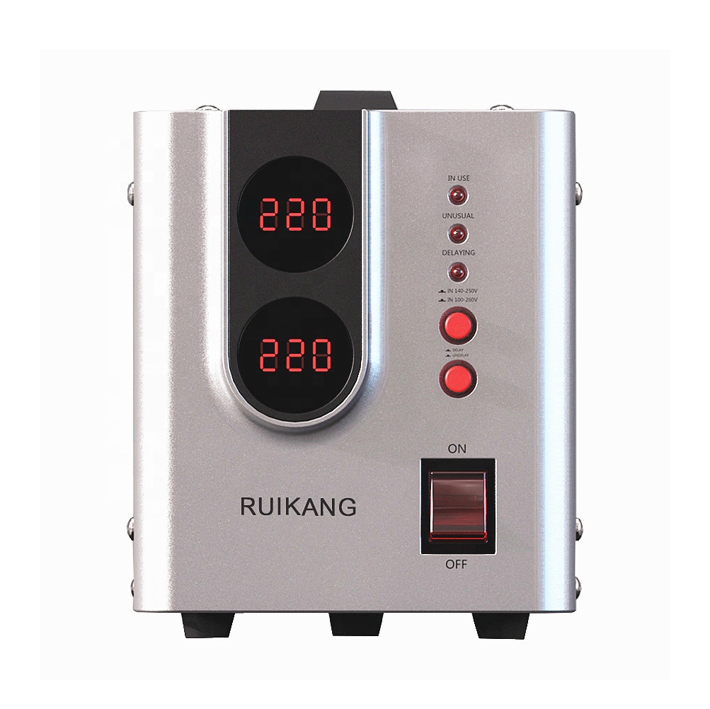 Single Phase 220V AC Power Relay Controlled Automatic Voltage Regulator Stabilizer Whole House Surge Protector for TV