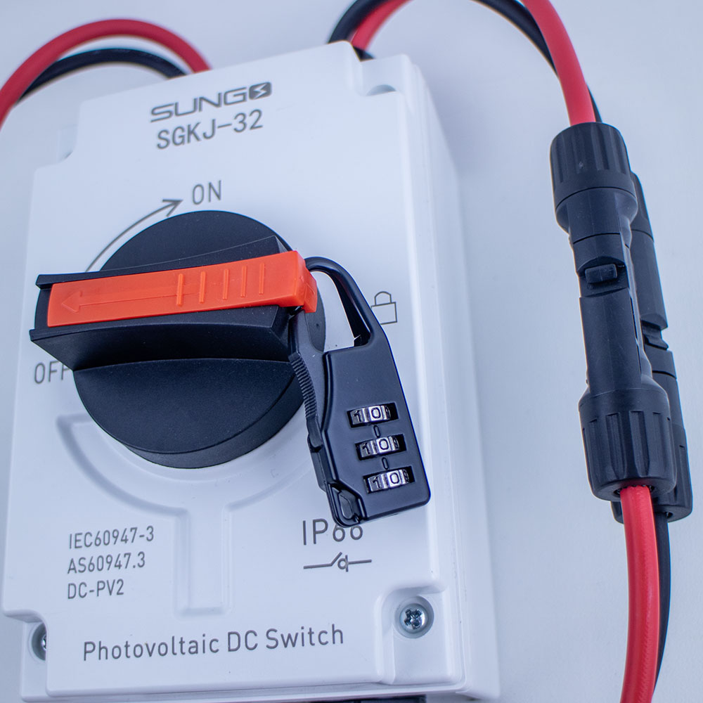 Solar PV Isolator Disconnector Transfer Switch Dc to Dc 1000V 4 Poles 32A DC Changove Switch