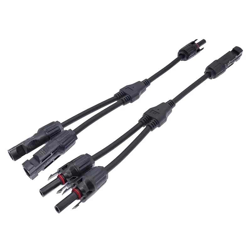 OEM Solar Panel PV Photovoltaic DC Connectors Y Branch Parallel Connector PV Connector