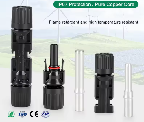 1500V Waterproof Solar Cable Connector For MC4 Solar Panel Connectors For MC4 For Slocable Connector For Solar Energy Systems