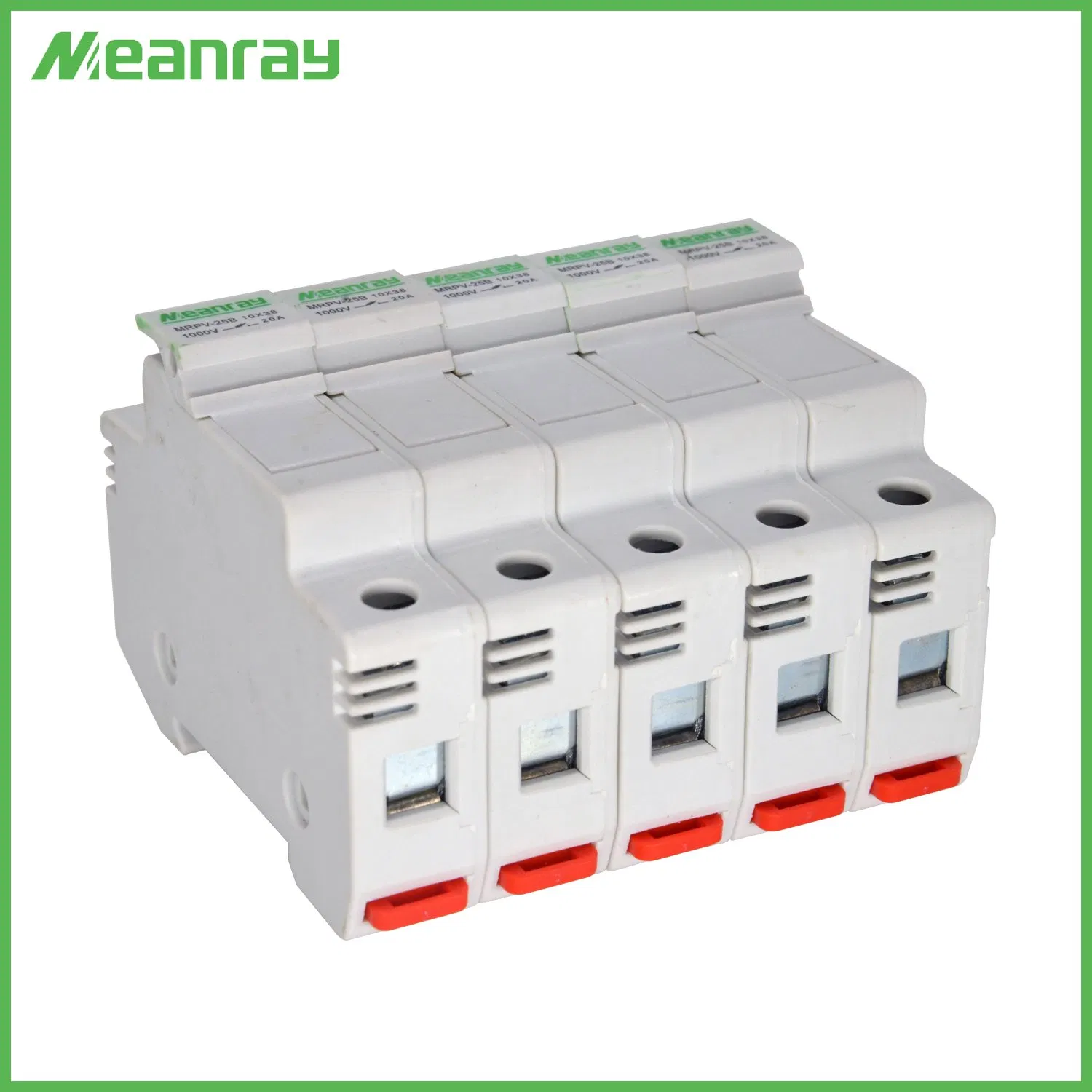 DIN Rail Type Fuse Holder and DC Fuse 10X38 for Solar System Protection