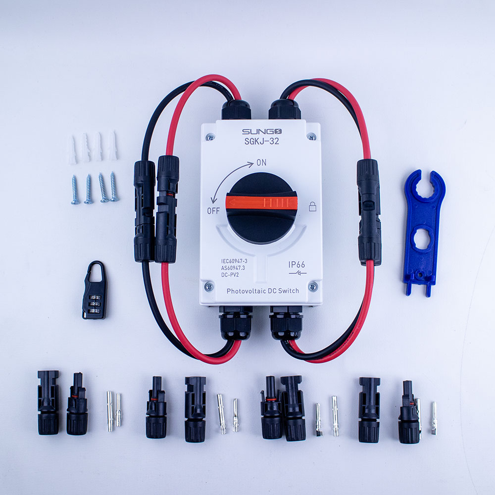 Solar PV Isolator Disconnector Transfer Switch Dc to Dc 1000V 4 Poles 32A DC Changove Switch