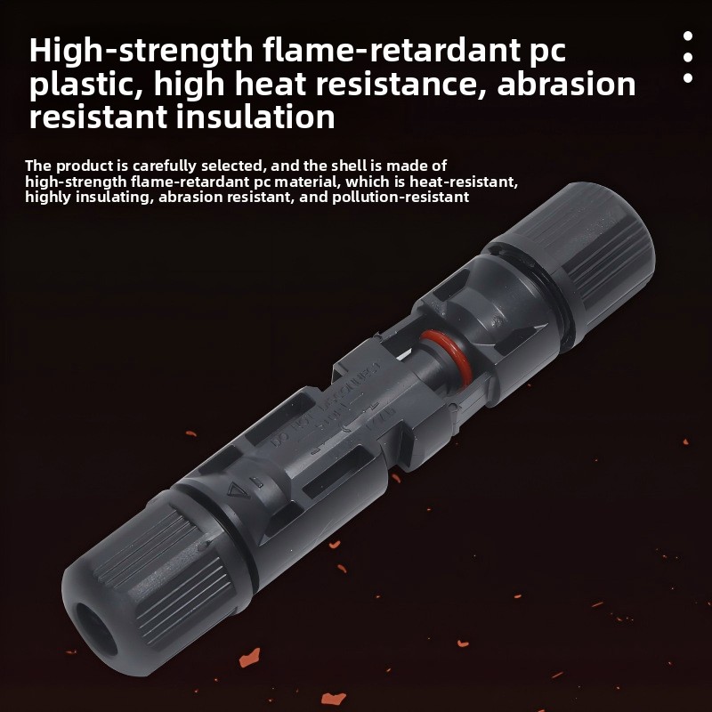 1500V MC4 Solar Connector Male Female IP67 Waterproof PV Connector for 2.5mm2 4mm2 6mm2 Solar Panel Cable Connection