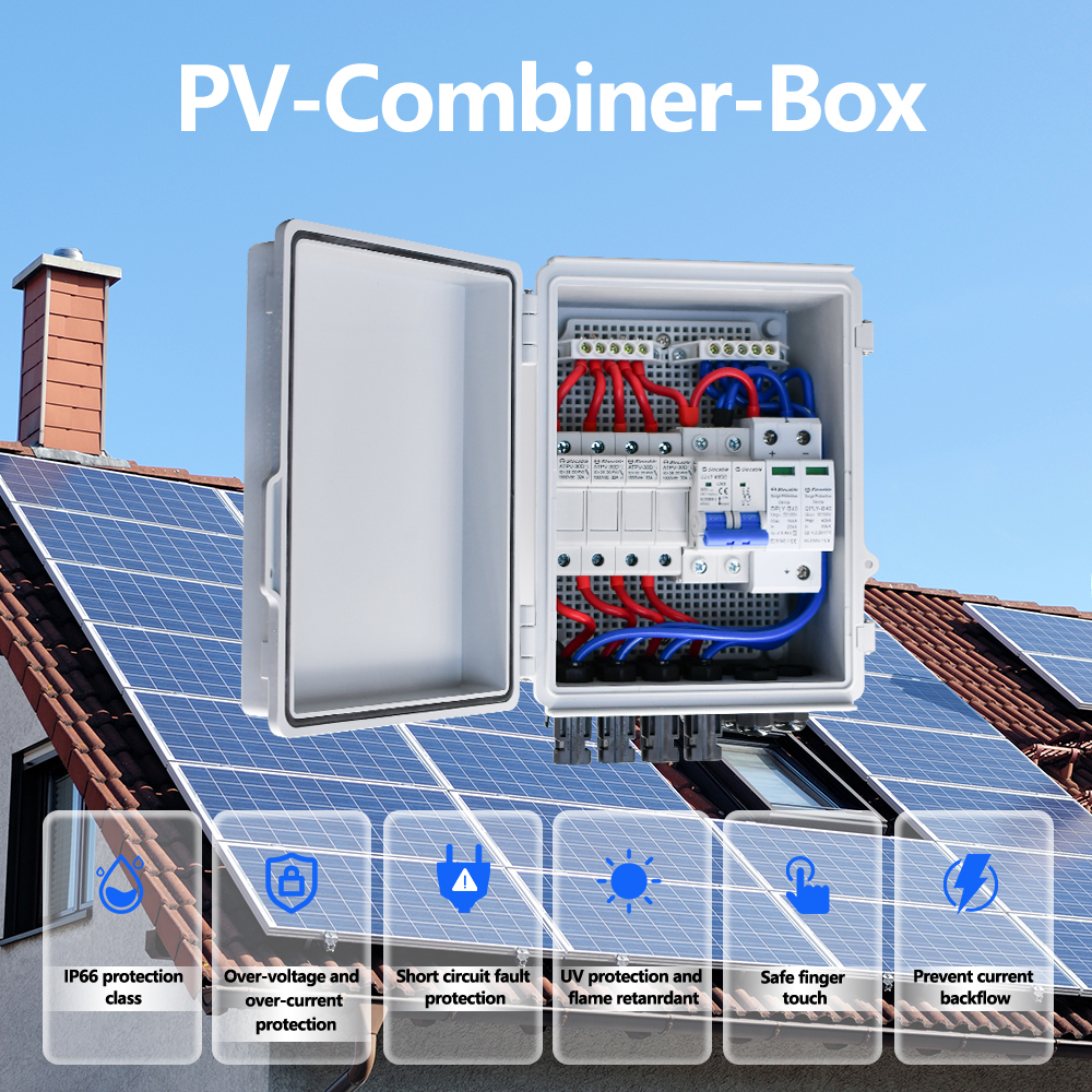 IP66 Waterproof DC Solar Combiner Box Details