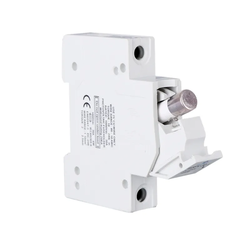 Free Sample Solar PV Fuse Holder 1000V DC with 10X38 Fuse Link