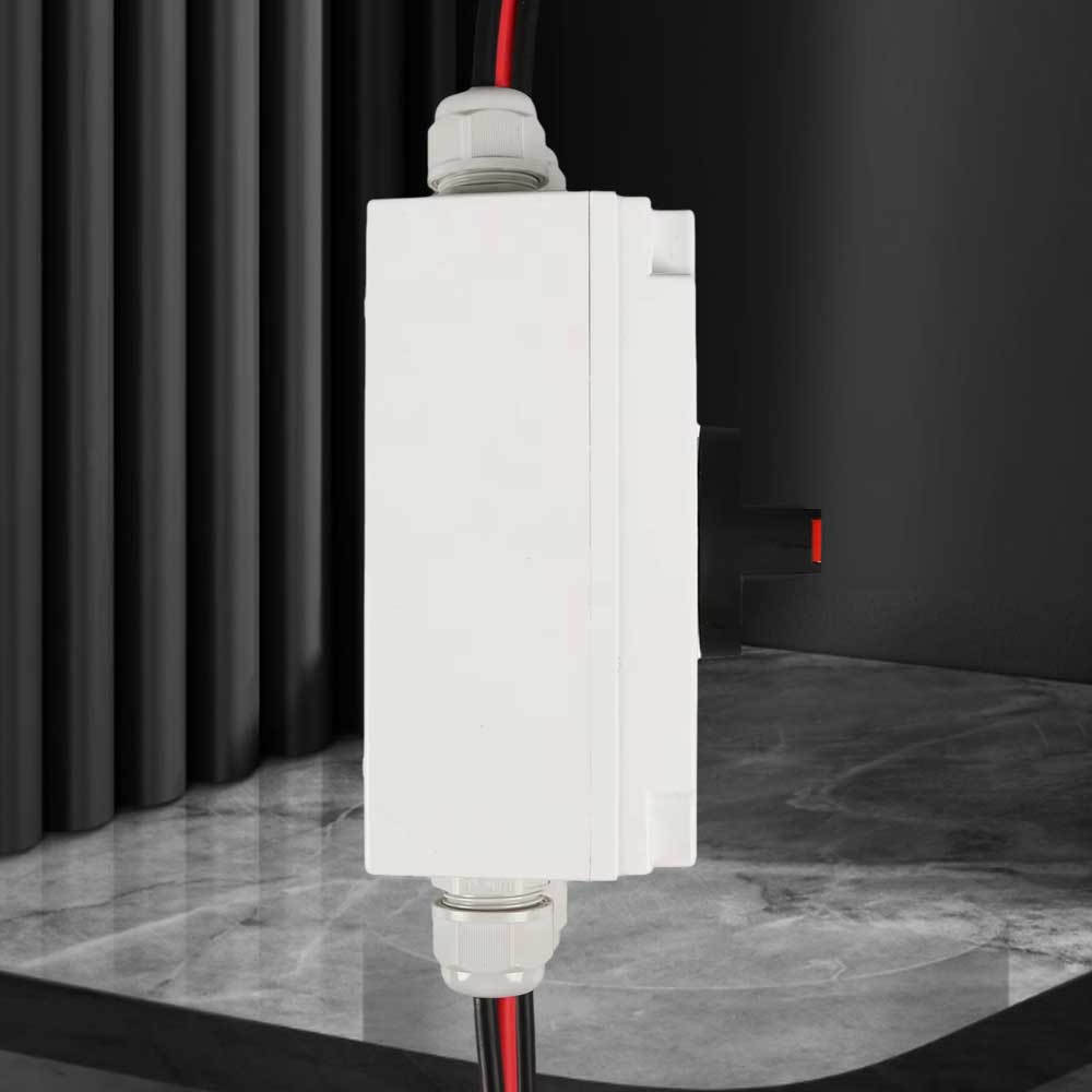OSWELL 2 in 2 Out Waterproof Solar Collector Load Switch Rotary Electrical Isolator Fuse Disconnector Switch