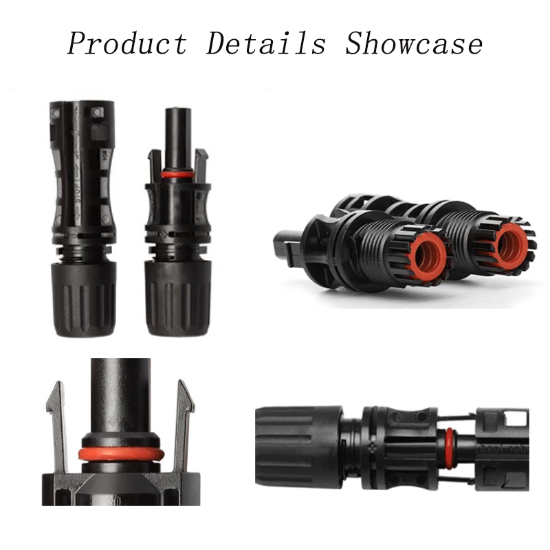 1500V 30AWaterproof Solar Cable Connector For MC4 Solar Panel Connectors For MC4 For Slocable Connector For Solar Energy Systems