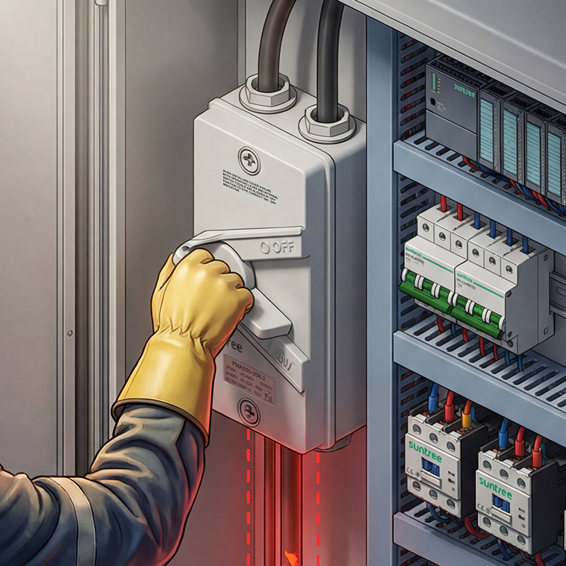 20/32/35/63A Waterproof Isolator Switch Dc Disconnect Switch Isolator Switch 250/440v 1/2/3/4p