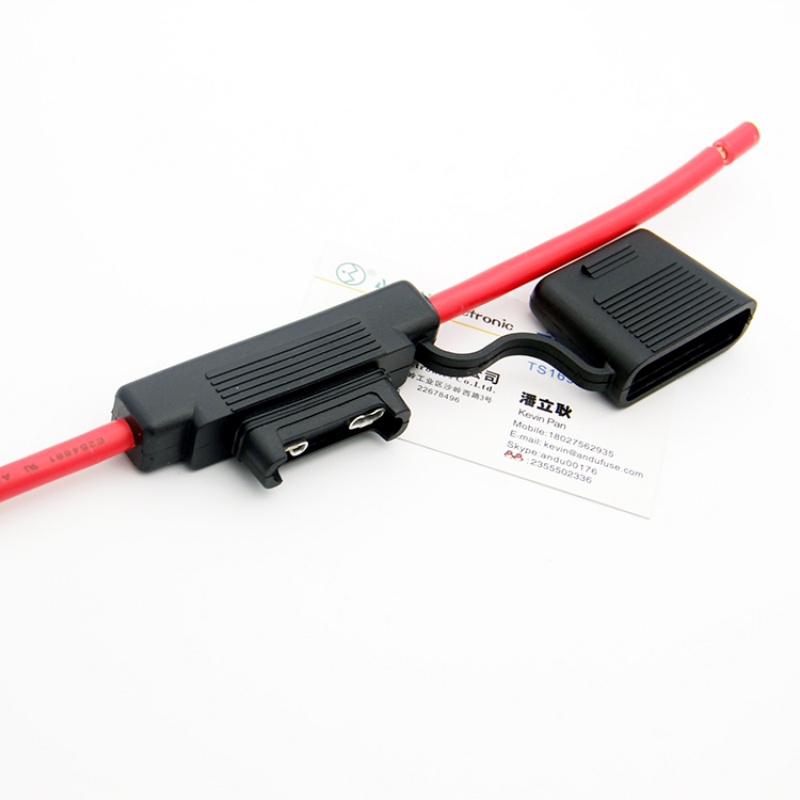 Max Inline Fuse Holder 12V UL1015 8 AWG Waterproof Blade Fuse Holder in Line Fuses Holders for Automotive Marine Car Truck