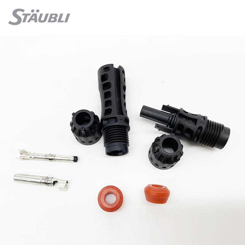 [ LONGI JA Solar ] Staubli MC4 Solar Panel Connector IP68 2.5mm 4mm 6mm 10mm Plastic Cable Connector