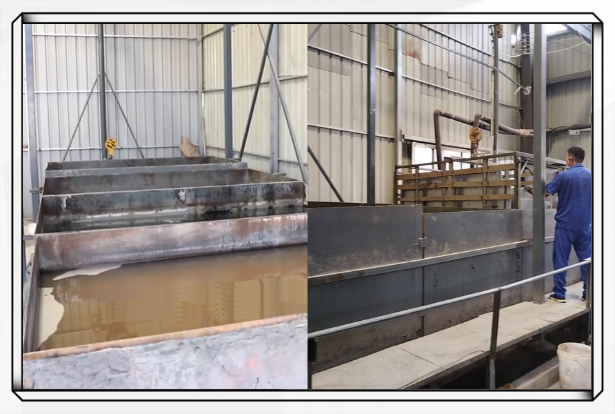 Surface treatment chemical line