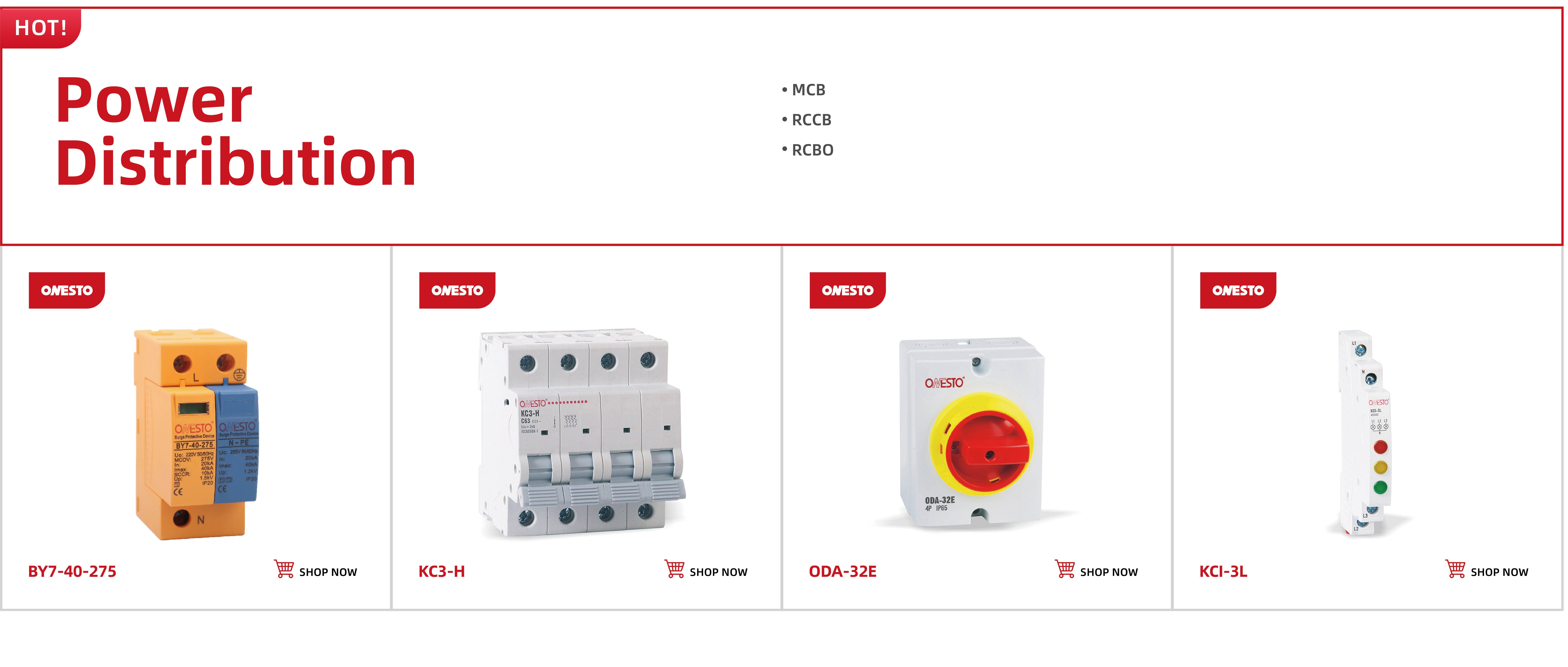 AC Surge Protection Range