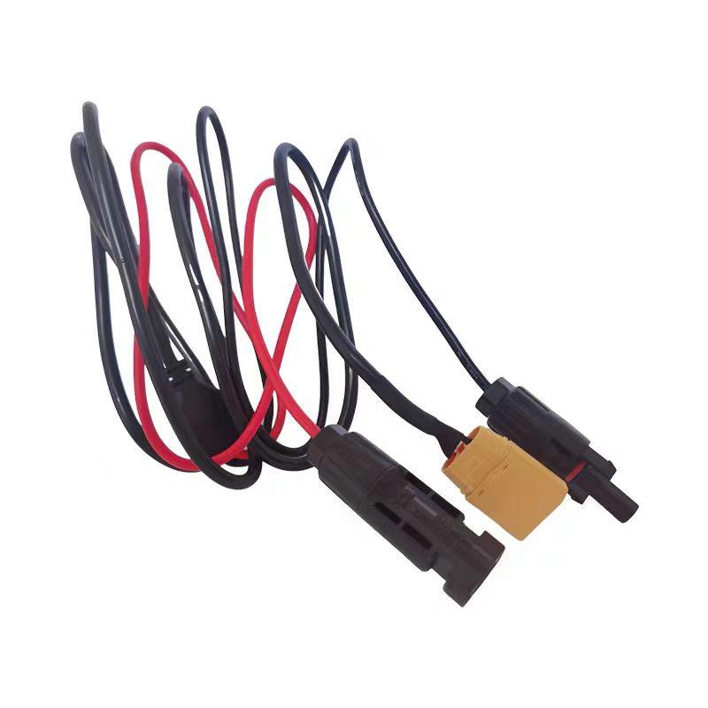 Solar Charging Extension Cable Panel Connection