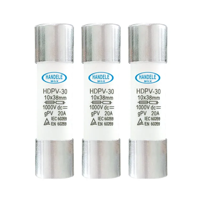 Low Price High Quality PV Solar Ceramic DC Fuse Links 1000VDC 20A