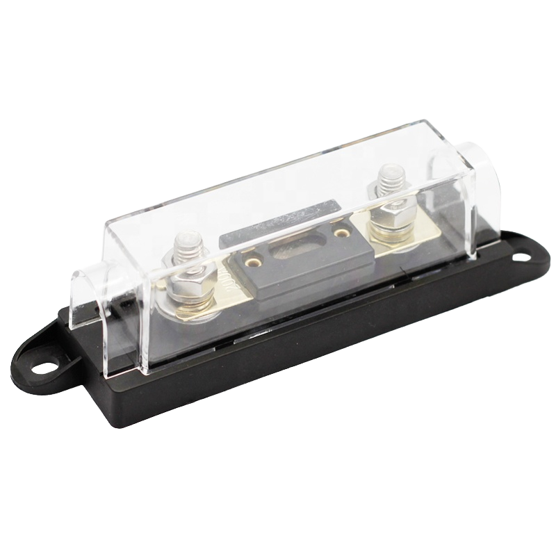 Lanson High Breaking Capacity IEC Certified Fast Blow AC Fuse Holder for Automotive Alloy Mega Fuse Link