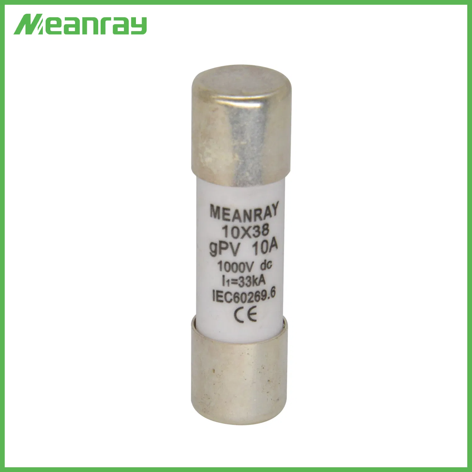 DIN Rail Type Fuse Holder and DC Fuse 10X38 for Solar System Protection