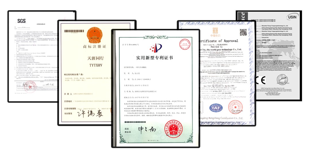 Quality certificates