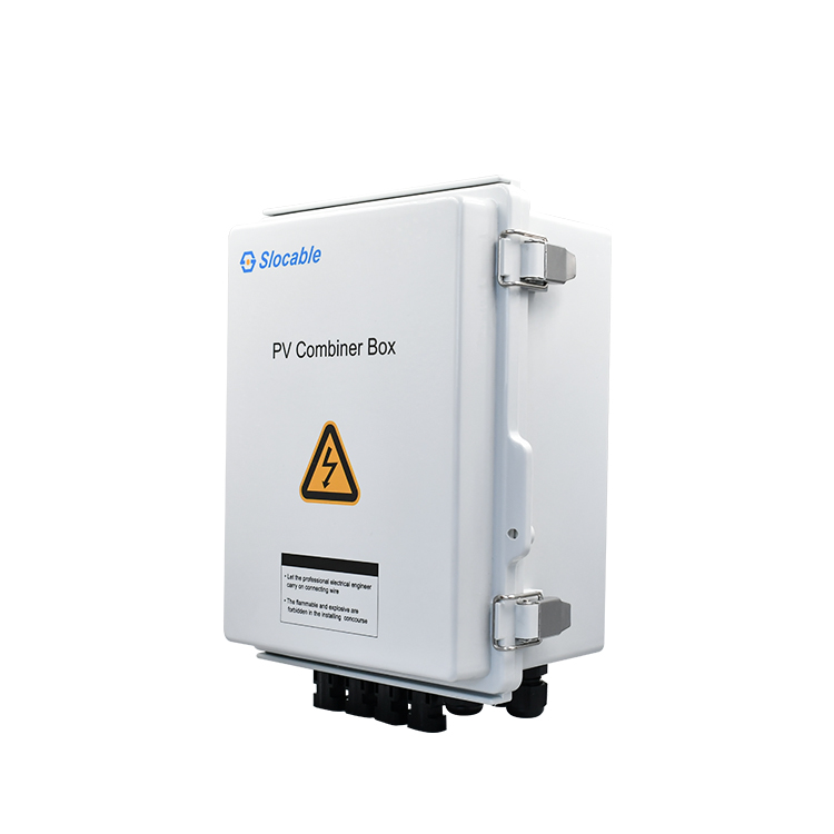 Slocable IP66 Waterproof 500V 1000V 2 4 6 8 10 Strings DC Solar Combiner Box for PV Solar Panel On/off Grid