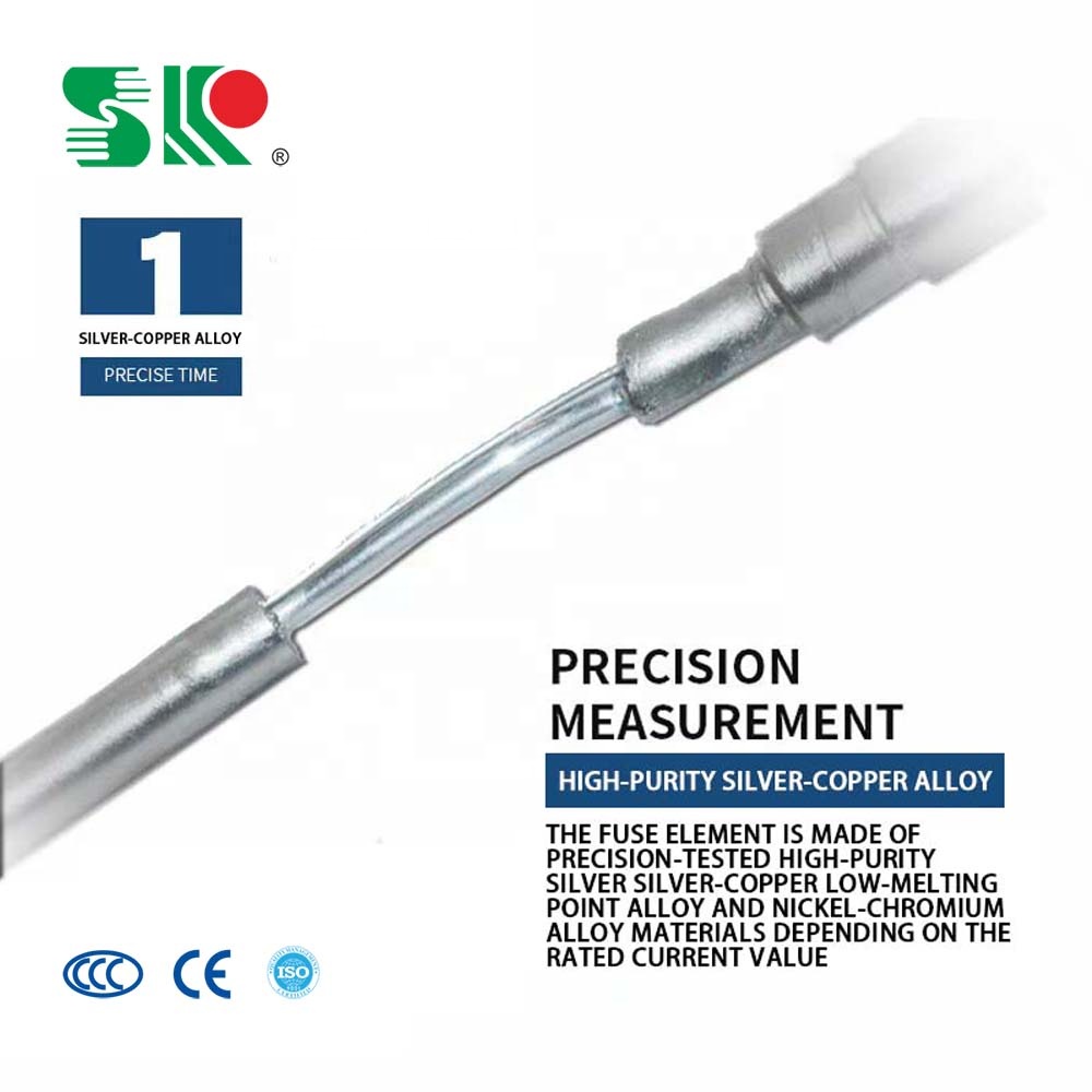K-Type High Voltage Fuse Link 10-40.5kV Copper Fast Blow IEC Certified Precise Calibration Durable Fit RW11 Drop Fuses
