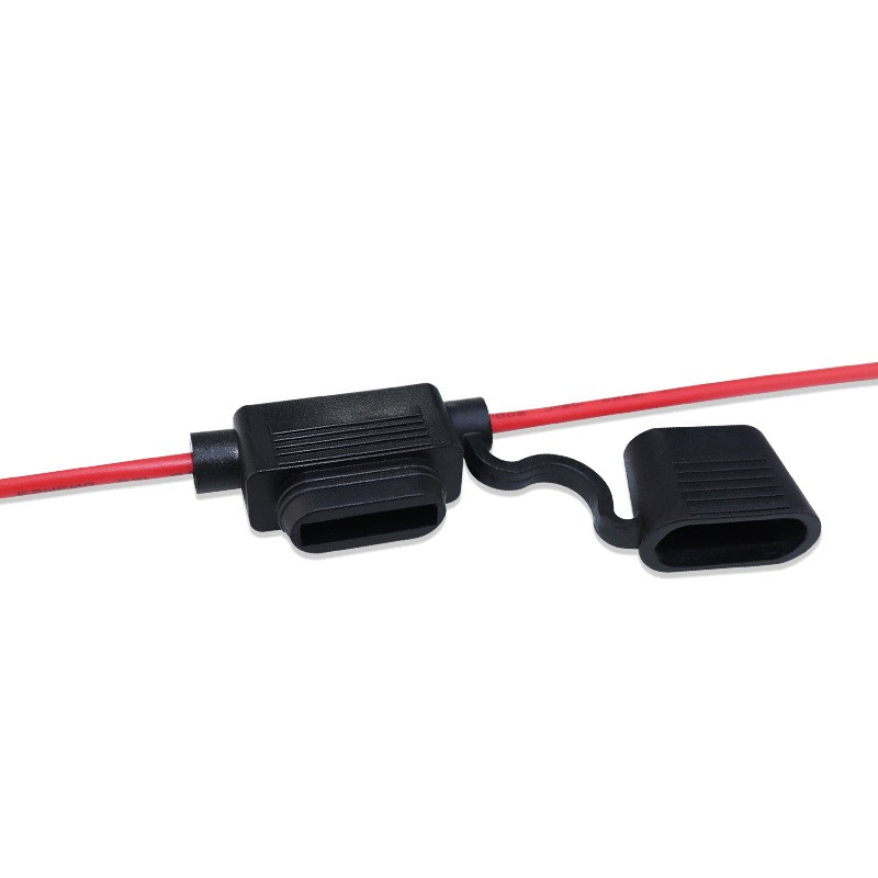 Heavy Duty Inline 8 Gauge 20CM 12V Fuse Holder with 80A Maxi Fuse Copper Material