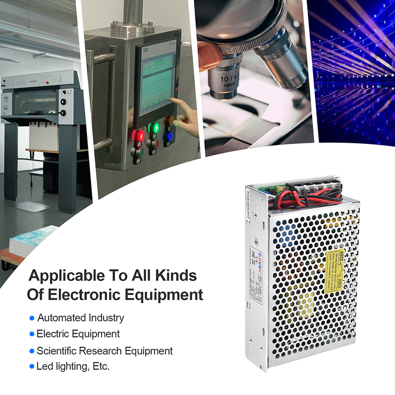 120W 12V/24V UPS Switching Power Supply Battery Charger Input 110/220V for Industrial Automation Field Sc-120-12 Sc-120-24