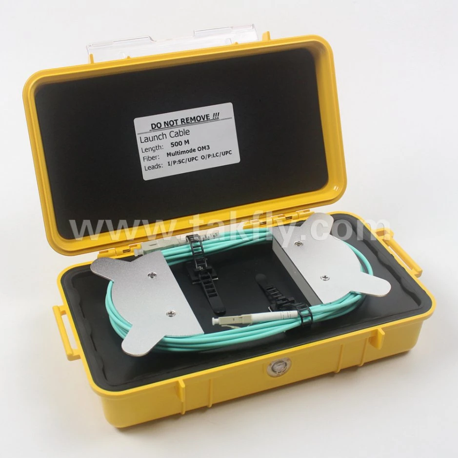 FTTH Sc APC Fiber Optic Test Cable OTDR Luanch Cable
