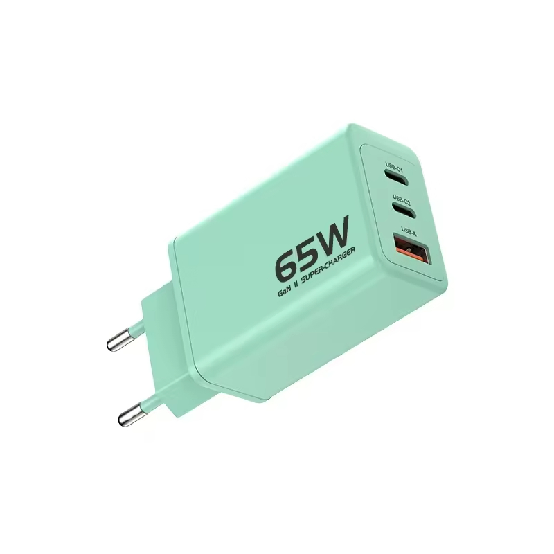 Pd 65W Charger QC3.0 Type-C Multi Ports Fast Mobile Phone Laptop Power Adapter GaN Charger 30W 45W 65W 100W Mobile Phone Charger Smallest 65W USB C Charger