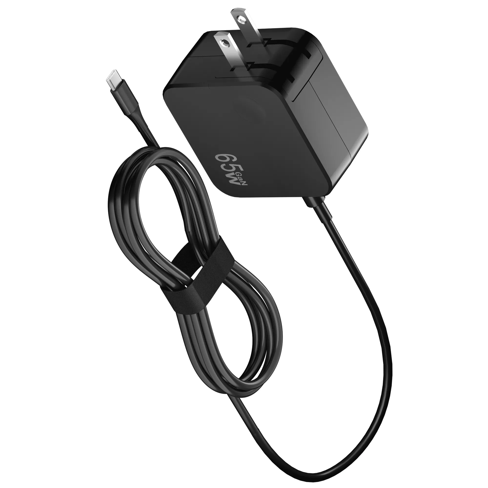 China Factory GaN Charger USB-C 65W Compact Wall Charger Travel Charger Mobile Charger Fast Charging for iPhone, Ipads, Android Phones