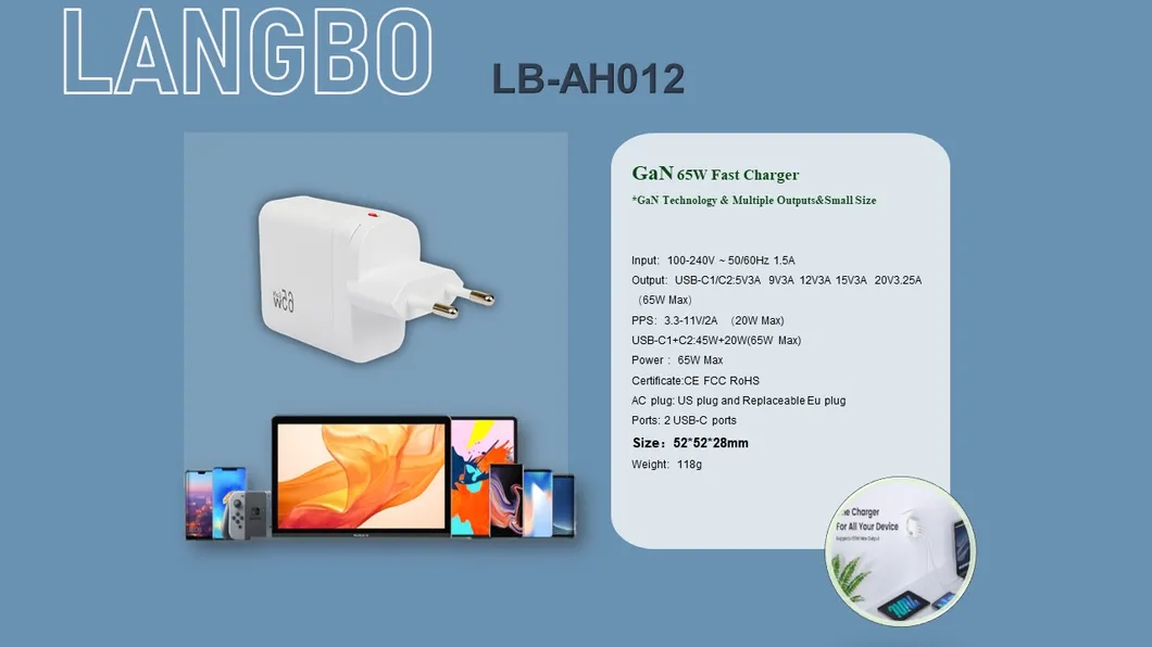 65W USB-C Charger View 2