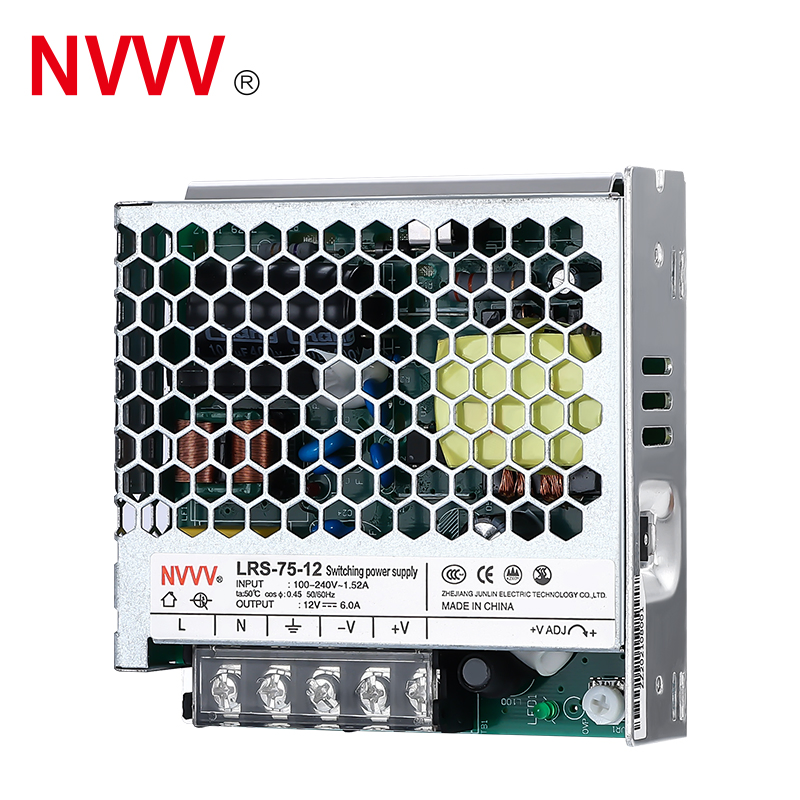 Nvvv Lrs-75-5/12/24/36/48V Ai Intelligent Automatically High Efficiency Environmentally Friendly Lead Free Switching Power Supply LED Strips SMPS