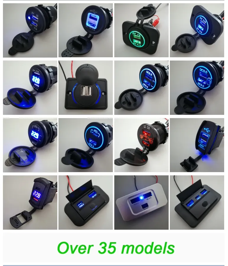 Various USB Charger Models