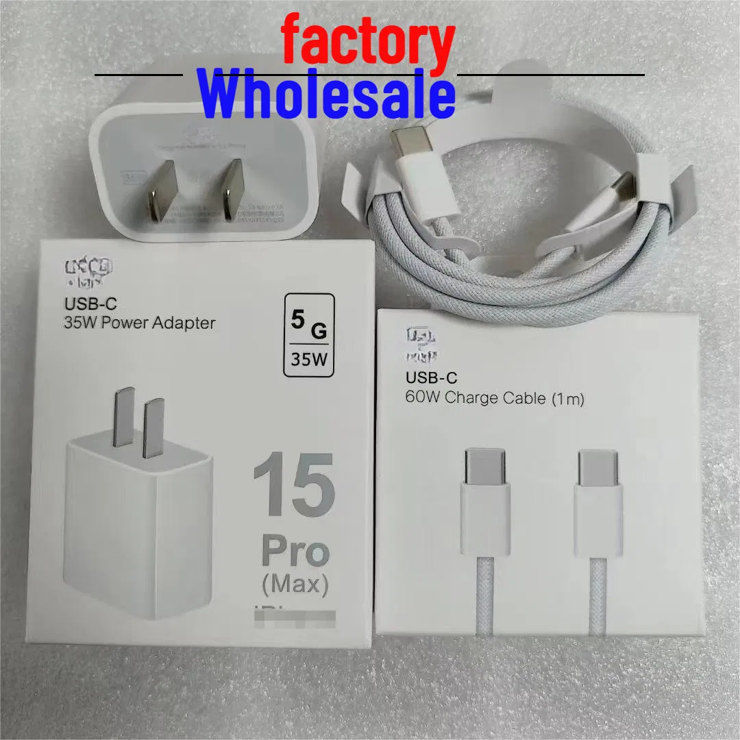 Facory Wholesale 35W Charger USB C Wall Fast Charger Safe Power Adapter Fast Charging Plug for iPhone