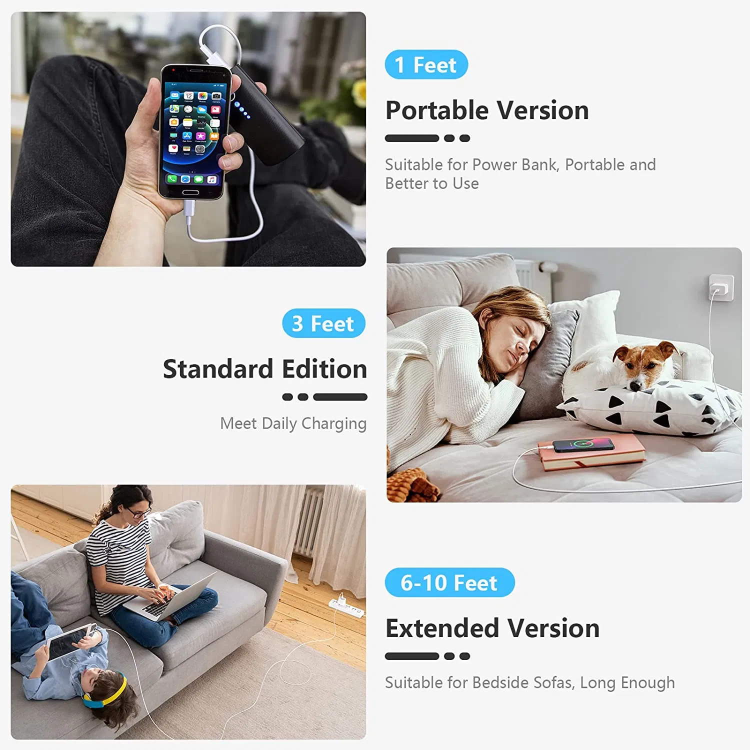 Reinforced Fast Mfi Certified Lightning Charging Cable Factory Wholesale Customized