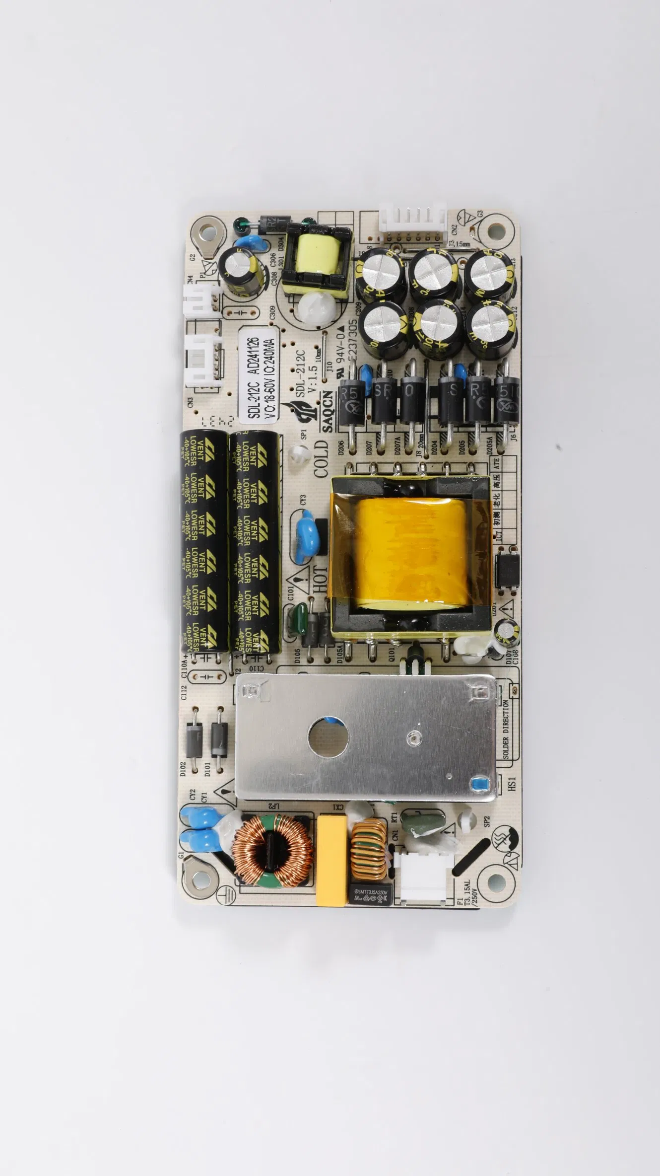 Sdl-212c 72W 48W 60W 2A 3A 4A 5A 6A 18-75V/100-720mA Backlight OEM ODM Custom TV Monitor PCBA LED Coverter AC DC Open Frame Industrial Switching Power Supply