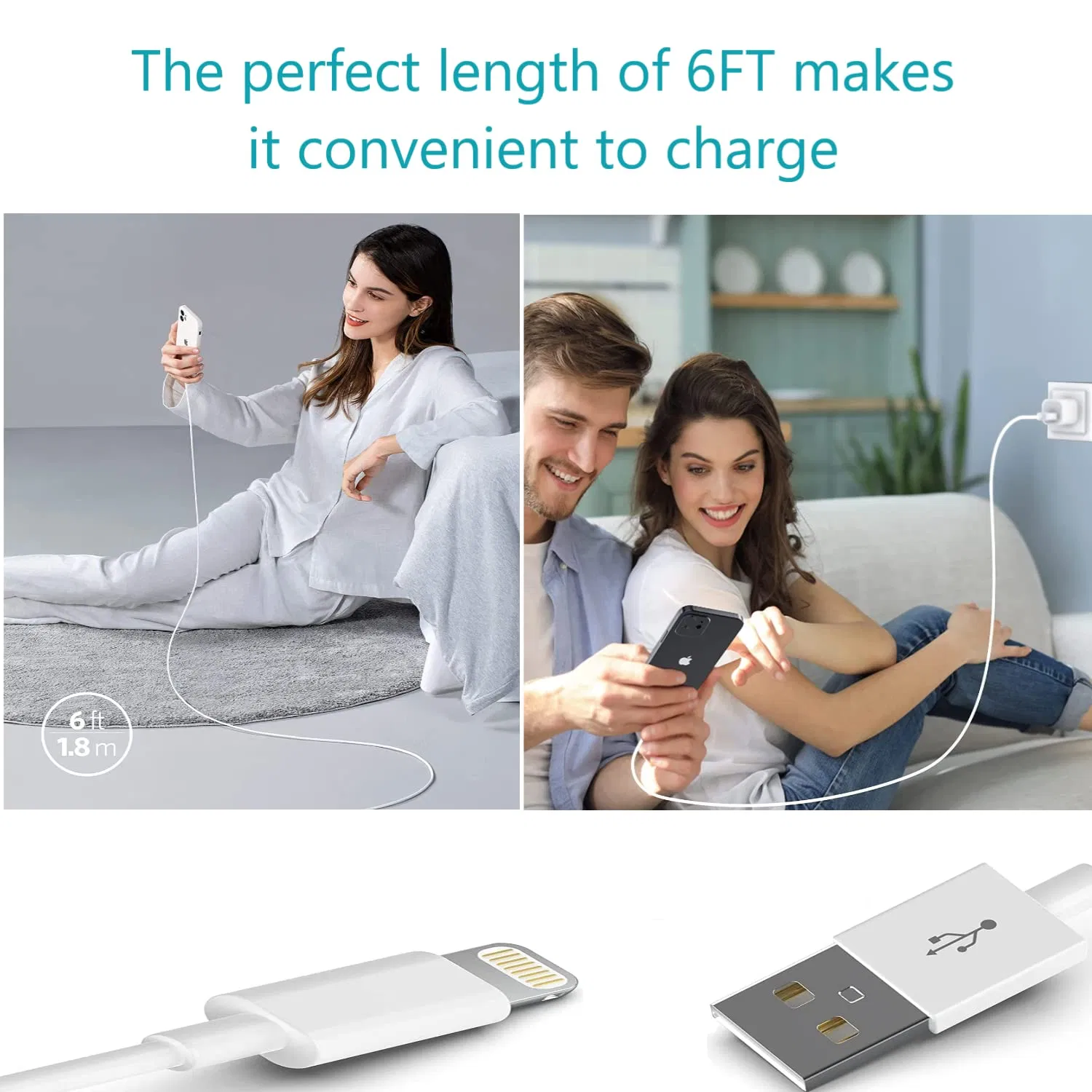 Universal Mfi Certified High Speed Lightning Charging Cable for Apple Devices