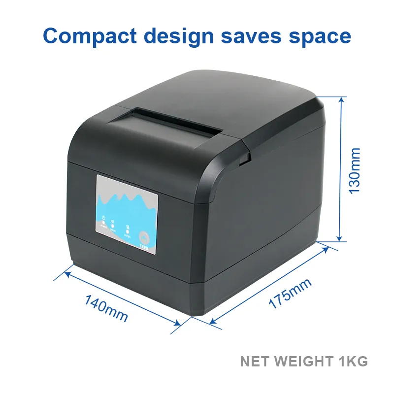 Thermal Printer Back Ports