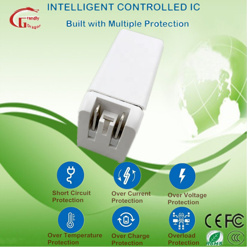 Smart Black Technology GaN 65W Fast Charger for Power Delivery Mobile Phone Charger