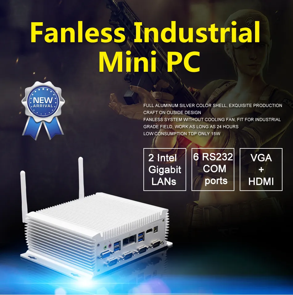 Industrial Computer Front View