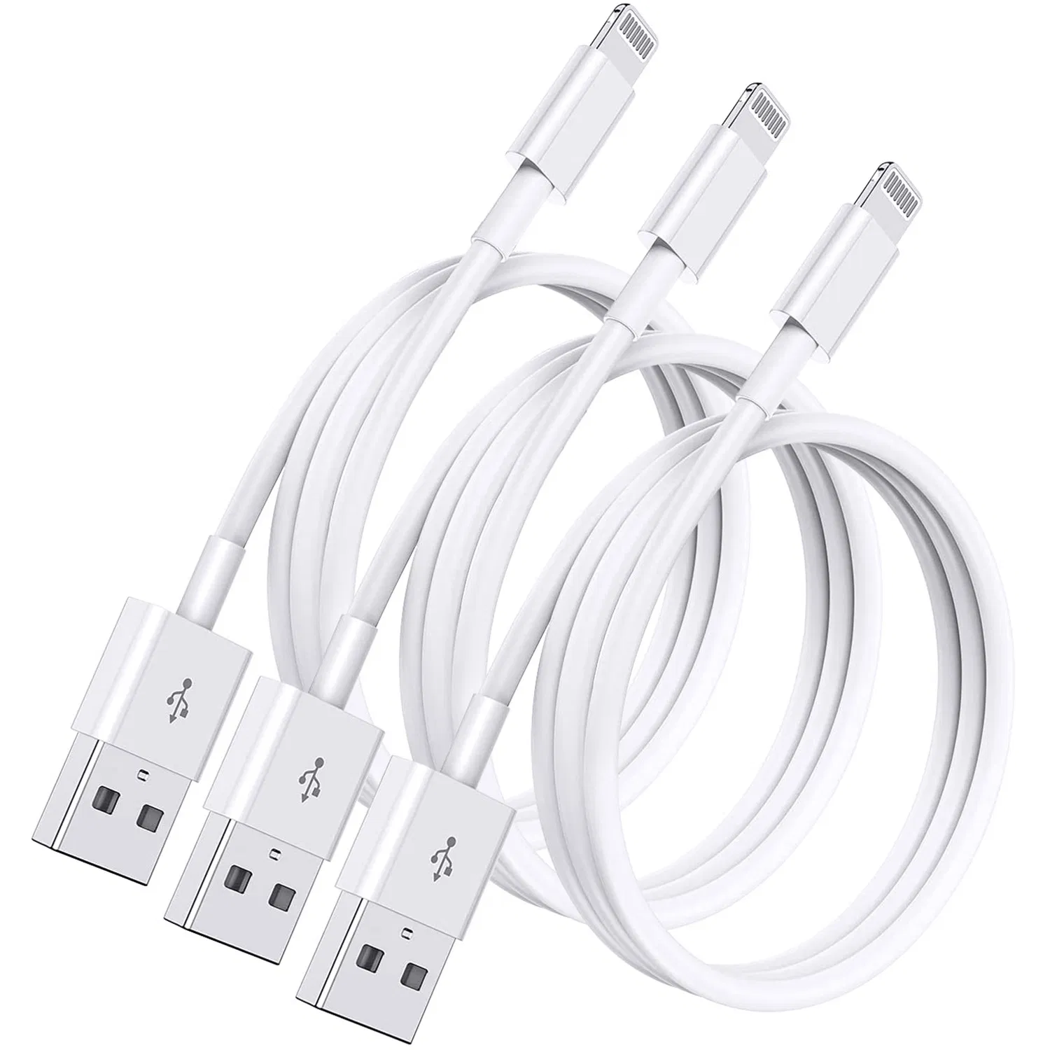 Durable Flexible USB to Lightning Charging Cable with Mfi Certified for Apple Ios Devices