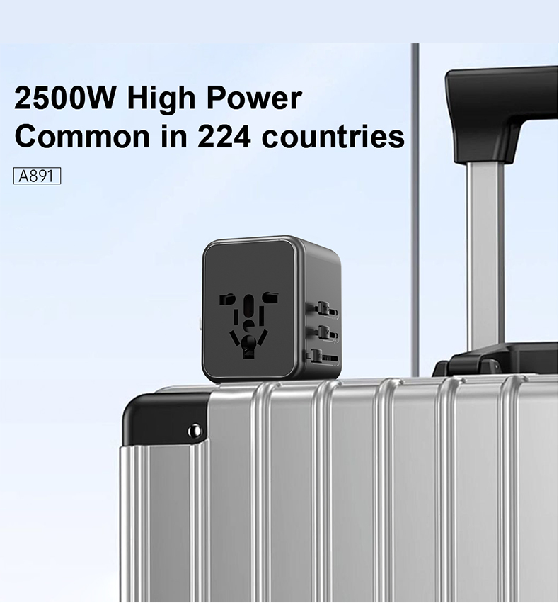 Cheap Price Phone Charger World International Travel Plug Adapter 2.4A World Travel Charger Wall Charger