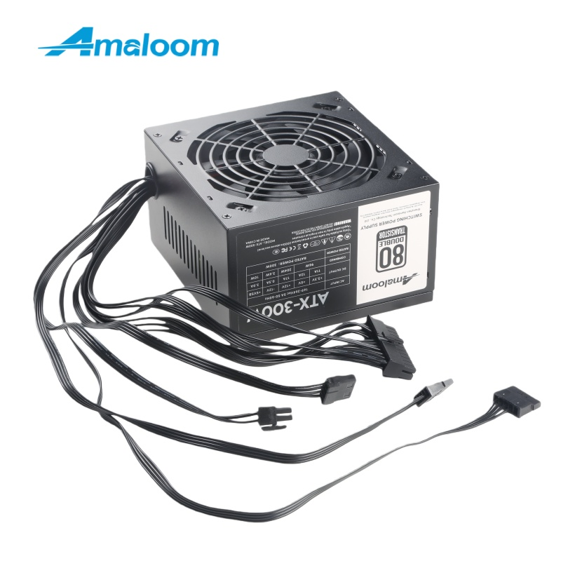 Amaloom ATX Switching Power Supply 300W with 4p for Desktop PC