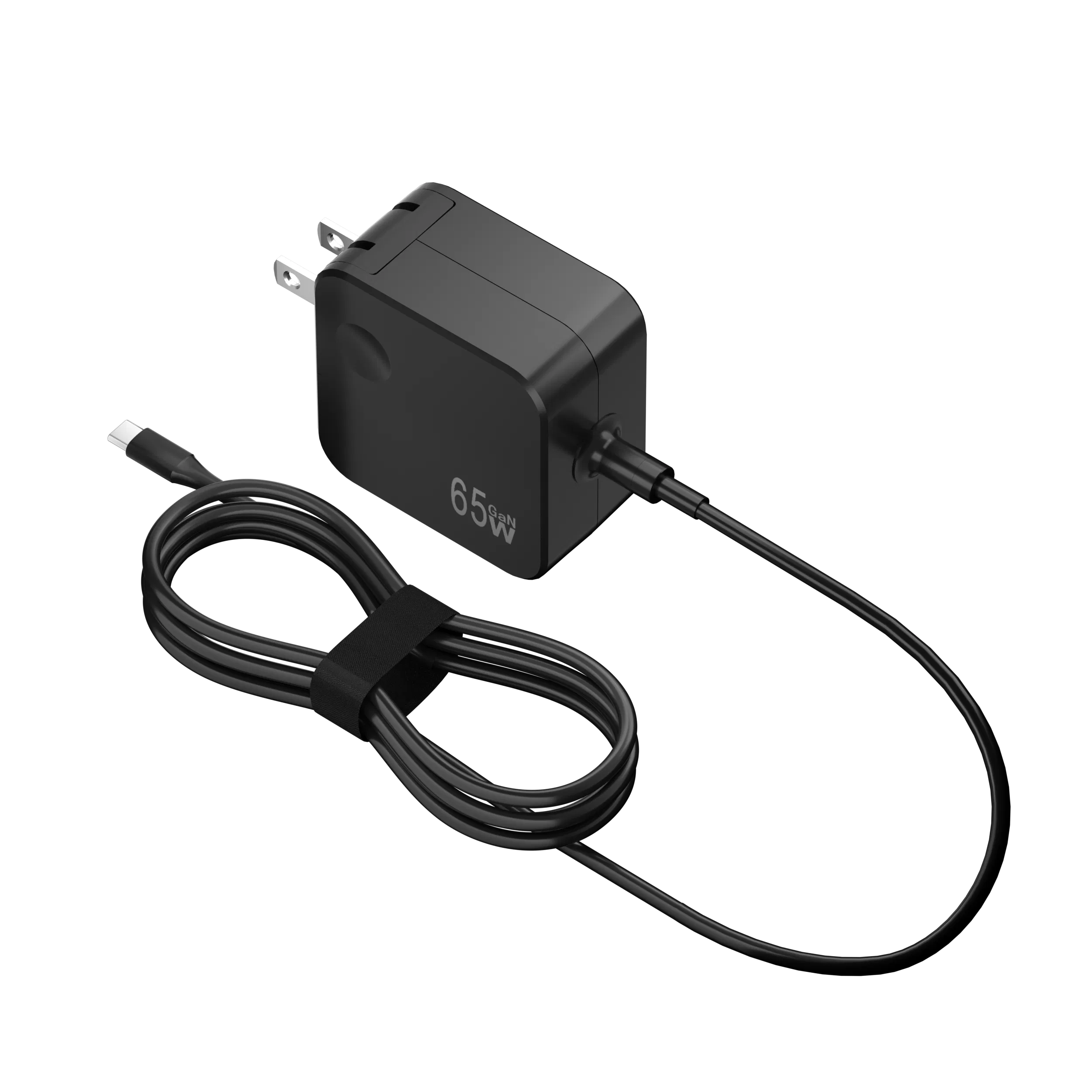 China Factory GaN Charger USB-C 65W Compact Wall Charger Travel Charger Mobile Charger Fast Charging for iPhone, Ipads, Android Phones