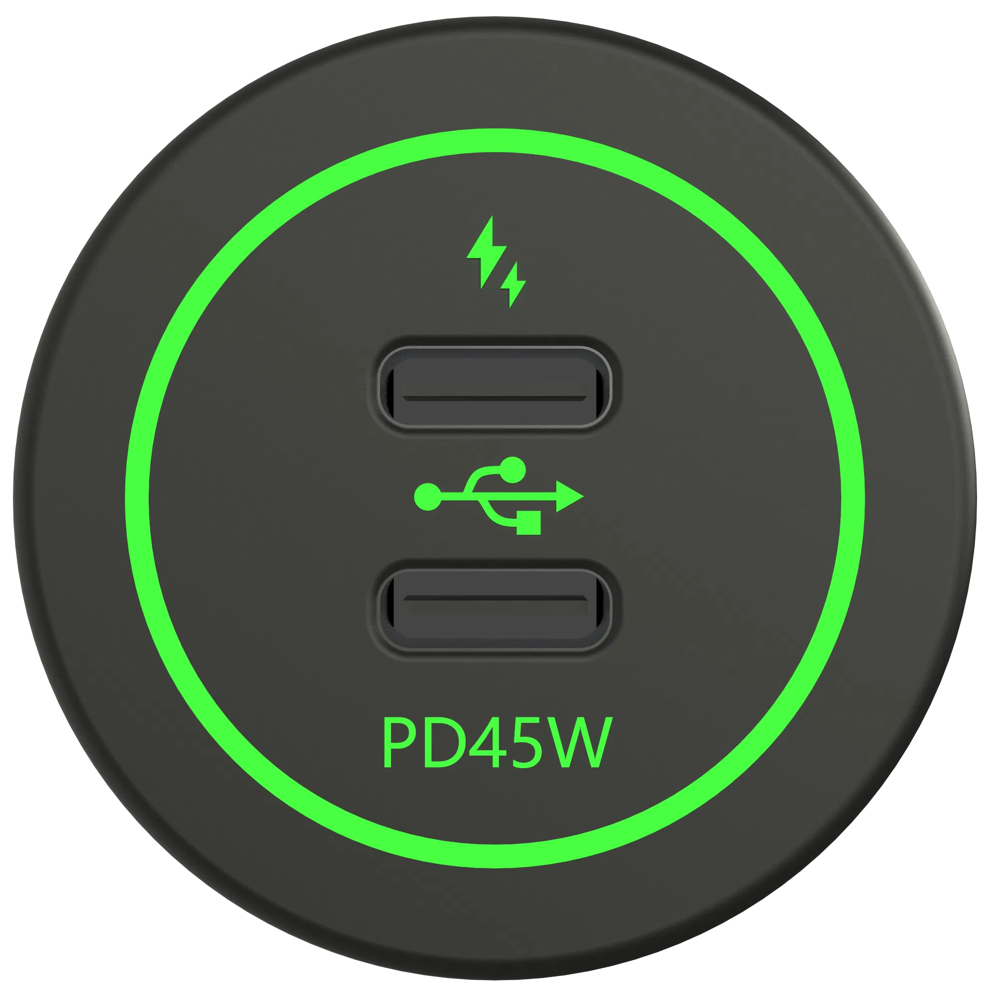 Damavo Fast Charging 12-24V Car Charger with Pd QC3.0 Dual USB Socket for Truck RV Boat Motorcycle