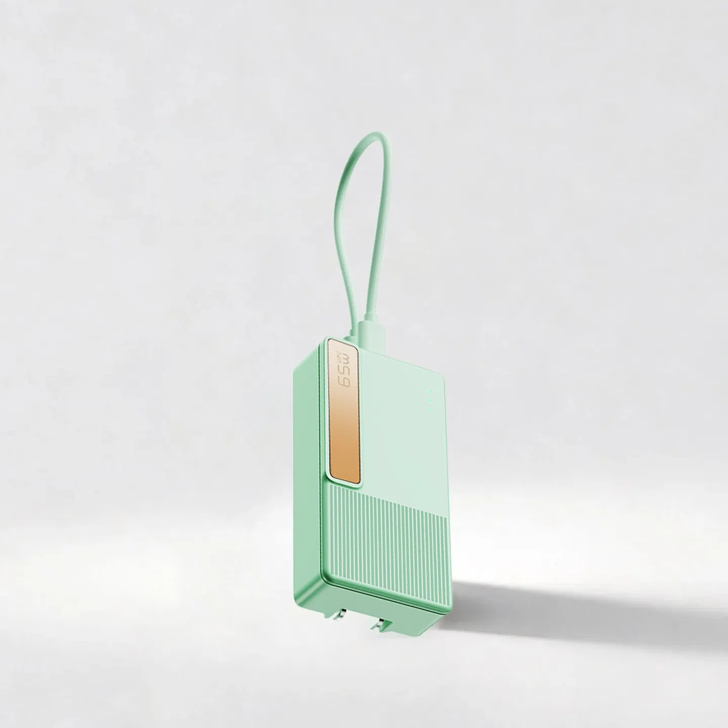 Dual Function Temperature Control Power Delivery 65W GaN Pd Wall Plug Charger for Smartphones