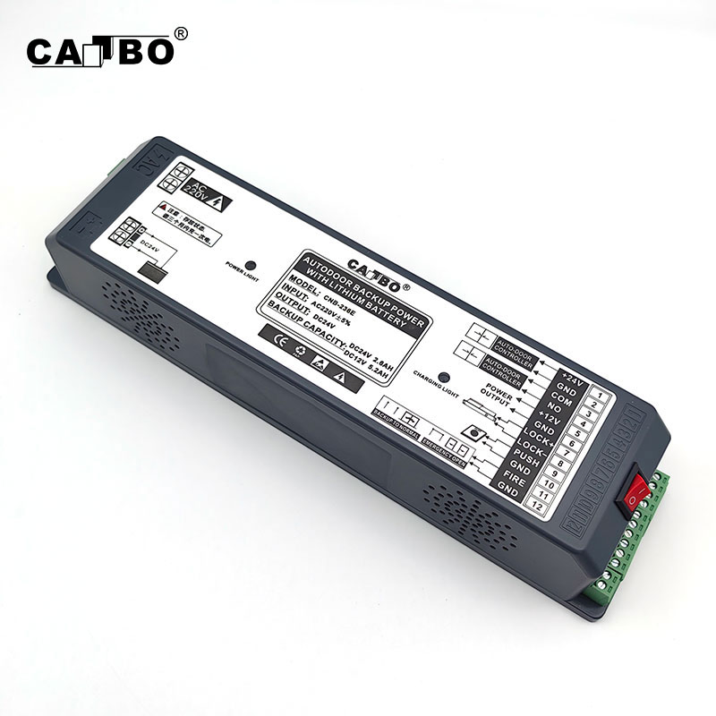 Cnb-236e Lithium Battery DC 12V 24V Adapter Portable Backup Power Supply for Automatic Door Operator