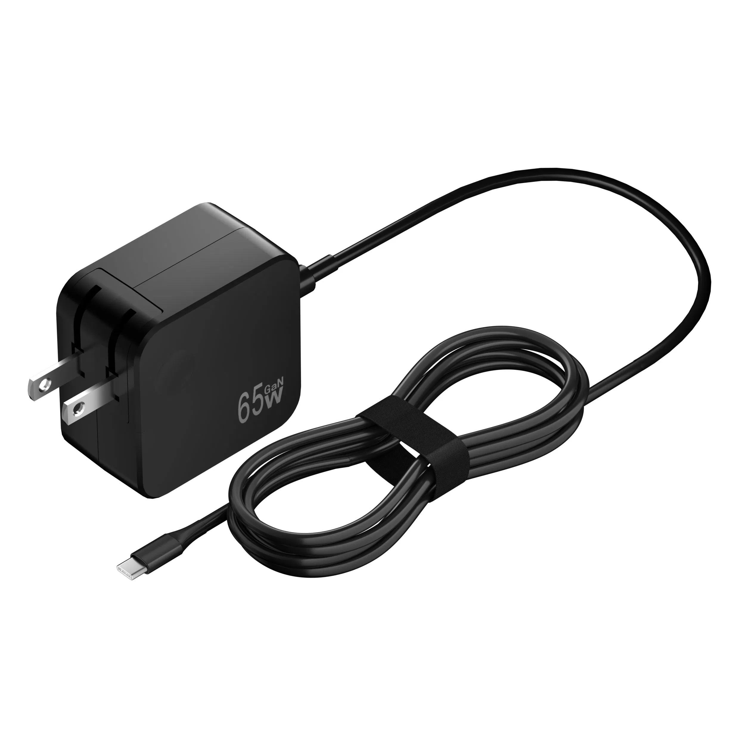 China Factory GaN Charger USB-C 65W Compact Wall Charger Travel Charger Mobile Charger Fast Charging for iPhone, Ipads, Android Phones